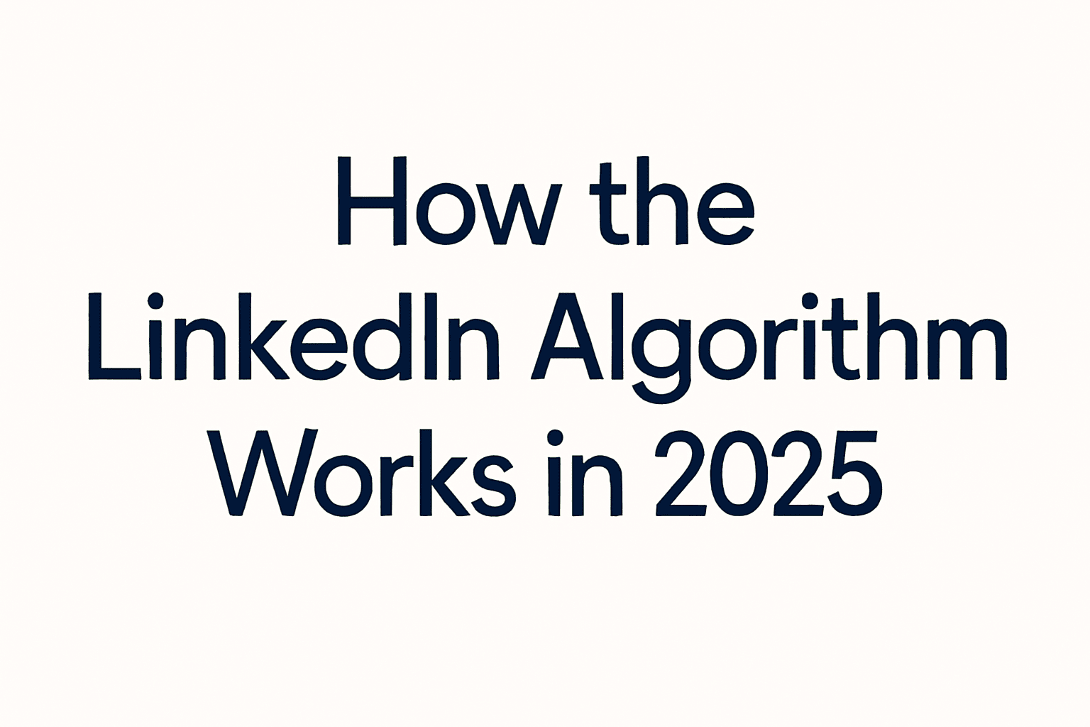 How the LinkedIn algorithm works in 2025