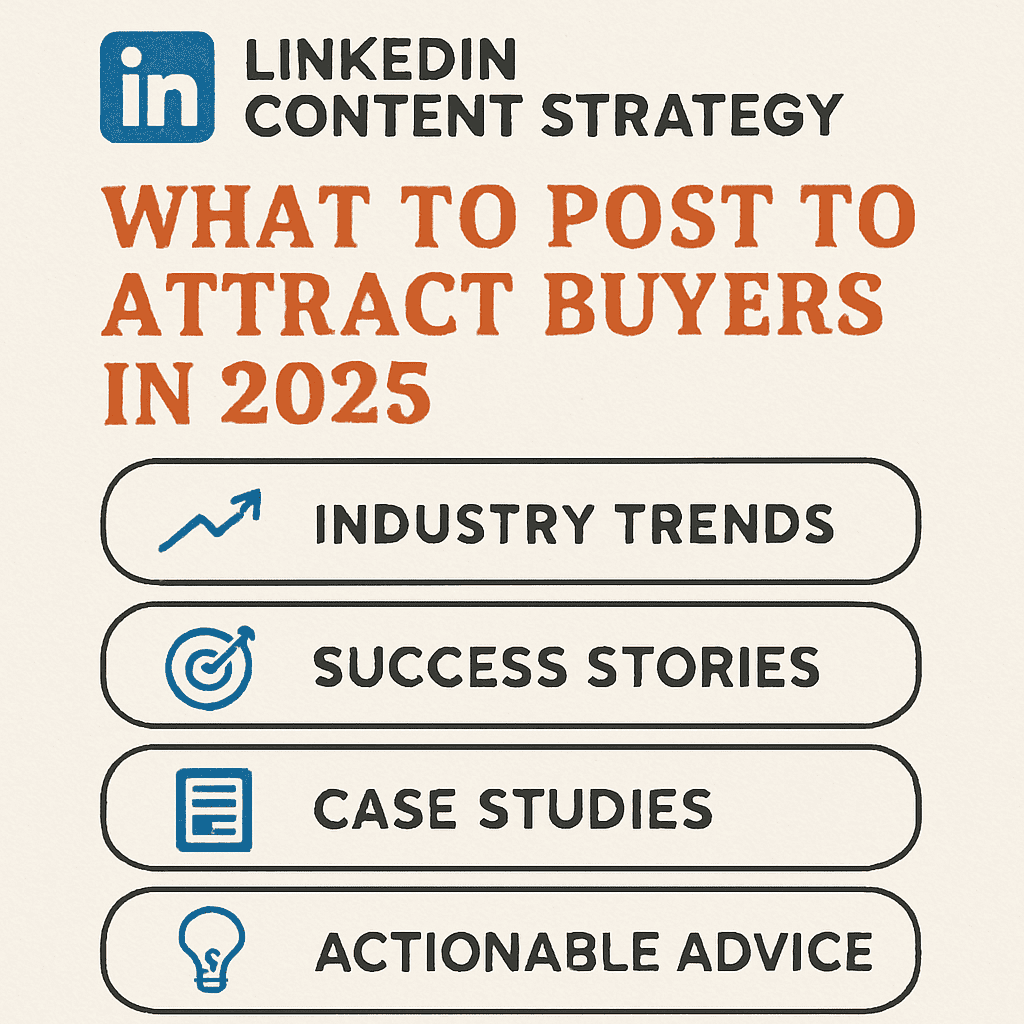 LinkedIn Content Strategy: What to Post to Attract Buyers in 2025