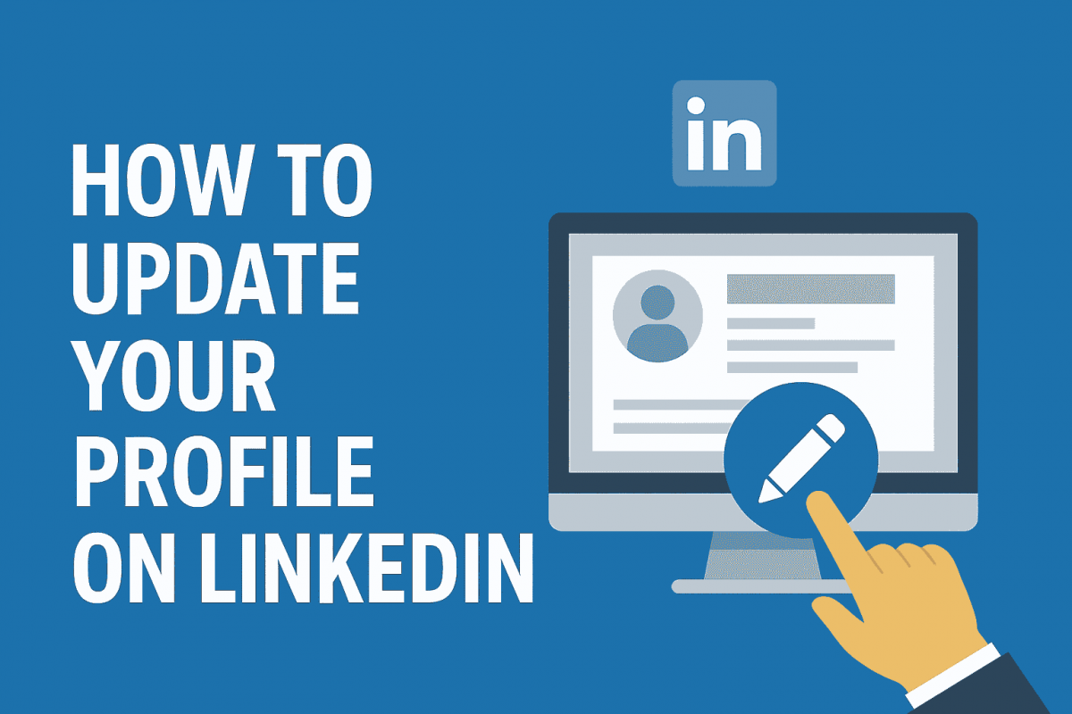how to update your profile in linkedin